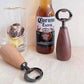 Handcrafted Wooden Bottle Opener – Walnut & Stainless Steel Beer Opener with Ergonomic Handle | Premium Bar Tool for Home, Kitchen & Gifts