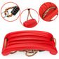 Outdoor Kids Plastic Swing Seat with Adjustable Rope – Durable Tree Swing for Backyard, 220lb Capacity, Red (Red)