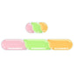 Ergonomic Gel Wrist Rest Set – Keyboard and Mouse Support Pad with Soft Cushioning for Office, Work, Gaming, and Study – Anti-Slip Base, Comfortable Design (Pink-Green-Orange)