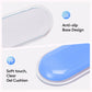 Ergonomic Gel Wrist Rest Set – Keyboard and Mouse Support Pad with Soft Cushioning for Office, Work, Gaming, and Study – Anti-Slip Base, Comfortable Design (Blue)