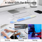 Ergonomic Gel Wrist Rest Set – Keyboard and Mouse Support Pad with Soft Cushioning for Office, Work, Gaming, and Study – Anti-Slip Base, Comfortable Design (Blue)
