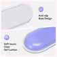 Ergonomic Gel Wrist Rest Set – Keyboard and Mouse Support Pad with Soft Cushioning for Office, Work, Gaming, and Study – Anti-Slip Base, Comfortable Design (Purple-Blue-Pink)