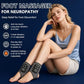 Wireless Foot and Ankle Massager with Heat & Vibration for Home, Office & On-the-Go (gray)