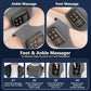 Wireless Foot and Ankle Massager with Heat & Vibration for Home, Office & On-the-Go (gray)