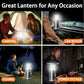 2-in-1 LED Camping Lantern with 15-Piece Tool Kit for Camping, Hiking and Emergencies (Black)
