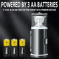 2-in-1 LED Camping Lantern with 15-Piece Tool Kit for Camping, Hiking and Emergencies (Black)