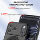 Magnetic Shockproof Phone Case with 360-Degree Rotating Ring Stand and Wireless Charging Support for iPhone 17 Pro – Slim Protective Cover Designed for Home Use, Office Work, Travel, Commuting and Everyday On-the-Go Lifestyle (Grey)