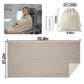 Premium Travel Blanket – Ultra-Soft Knit Wrap for Airplane, Car, Office Naps, and Gifts – Lightweight, Breathable, and Stylish with Storage Bag (Khaki)