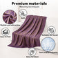 Premium Travel Blanket – Ultra-Soft Knit Wrap for Airplane, Car, Office Naps, and Gifts – Lightweight, Breathable, and Stylish with Storage Bag (Purple)
