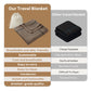 Premium Travel Blanket – Ultra-Soft Knit Wrap for Airplane, Car, Office Naps, and Gifts – Lightweight, Breathable, and Stylish with Storage Bag (Brown)