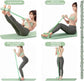 Multi-Function 6-Tube Resistance Band with Foot Pedal – 2M Stretchable Home Workout Equipment for Full Body Exercise – Adjustable Tension for Arms, Legs, Waist & Abs – Compact Design (Green)