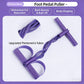 Multi-Function 6-Tube Resistance Band with Foot Pedal – 2M Stretchable Home Workout Equipment for Full Body Exercise – Adjustable Tension for Arms, Legs, Waist & Abs – Compact Design (Purple)