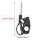 Professional Laser Guided Sewing Scissors for Home Craft Wrapping Gift Fabric Sewing Cut Straight Fast for Fabric Paper Crafts | Upgraded Ergonomic Handle (Black)