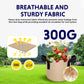 10-Pack 1-Gallon Fabric Grow Bags – Heavy-Duty Breathable Non-Woven Plant Pots with Handles for Vegetables, Herbs, Flowers (Camel)