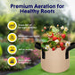 10-Pack 2-Gallon Fabric Grow Bags – Heavy-Duty Breathable Non-Woven Plant Pots with Handles for Vegetables, Herbs, Flowers (Camel)