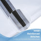 6-Pack Fine Mesh Laundry Bags with Reinforced Zipper, Delicate Garment Washer for Lingerie, Sweaters, Shirts & Pants (White)