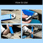 Blue Offset Extension Wrench Set – 15.35" Long, 1/4", 3/8", 1/2" Square Drive Adapters & 1/4" Socket | Ideal for Tight Spaces