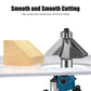 12mm*5/8 45-Degree Chamfer Router Bit for Woodworking Edge Shaping for Furniture and Cabinet Projects(Gray)
