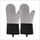 Premium Silicone Oven Mitts – Heat Resistant Up to 500°F, Non-Slip Grip, Easy to Clean, Food Grade & BPA-Free, Ideal for Grilling, Baking, Cooking, Microwave Use (Grey)