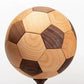 Handcrafted Wooden Football Puzzle – 3D Mortise and Tenon Soccer Ball Assembly Kit |Walnut , Beech Wood | DIY Gift for Adults, Kids & Football Fans
