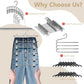 6-Tier Metal Clothing Organizer Hanger with 12 Adjustable Clips, 360° Swivel Hook, Foldable Design, and Rubber-Tipped Grips for Pants, Skirts, Bras, Sweaters, and Scarves—Space-Efficient Closet Solution (1pack)