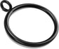 40 PCS Heavy Duty Metal Curtain Rings with Eyelets, Smooth Gliding Drapery Rings for Roman Rods, Rustproof Curtain Hooks for Home Office Hotel (1)