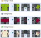 Adjustable Clothes Folding Board for T-Shirts, Pants & Towels, Durable PP Plastic Laundry Organizer with Reinforced Buckles (Black)