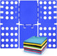 Adjustable Clothes Folding Board for T-Shirts, Pants & Towels, Durable PP Plastic Laundry Organizer with Reinforced Buckles (Blue)