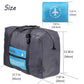 Compact Foldable Travel Duffel Bag – Lightweight Carry-On for Weekend Trips, Overnight & Gym Use (Blue) | Other Colors Available In-Store