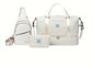 Women’s 3-Piece Travel Bag Set – Large Duffel, Crossbody Backpack & Toiletry Pouch for Gym, Maternity and Weekend Getaways (White)  | Other Colors Available in Store