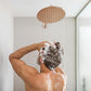 8-Inch Rainfall Shower Head, High-Pressure Antique Copper Showerhead with 360° Adjustable Ball Joint for Bathroom, Hotel, Gym (Antique Red)