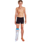 Lower Leg Waterproof Shower Sleeve for Kids – Reusable Cast Protector for Calf, Ankle & Foot During Bathing or Water Activities (Blue)