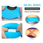 Elbow Waterproof Shower Sleeve for Adults – Reusable Cast Protector for Arm, Forearm & Elbow During Bathing or Water Activities (Blue)