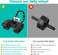 Automatic Rebound Ab Roller with Six-Point Elbow Support & Phone Holder for Home Gym Core Workout (Black)