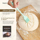 Foldable Silicone Bread Proofing Basket Set - Complete Sourdough Baking Kit with Dough Whisk, Lame, Scraper & Tools for Home Bakers (Green)