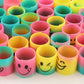 30-Pack Mini Rainbow Magic Spring Toys, Smiley Face Fidget Stress Relief Coils for Kids Party Favors, Classroom Prizes, Carnival Prizes, Birthday Goodie Bags (Multicolor)