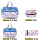 Newborn Diaper Bag Set with Changing Pad – 4-Piece Baby Organizer, Large Capacity Mom Backpack, Insulated Bottle Sleeve & Lunch Bag, Travel Diaper Bag for Moms (Blue)
