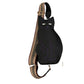 Cute 3D Cat Shape Crossbody Bag – Unisex PU Leather Shoulder Sling Backpack for Women & Men, Fashionable Mini Chest Bag, Trendy Accessory (Black-Puple)
