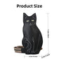 Cute 3D Cat Shape Crossbody Bag – Unisex PU Leather Shoulder Sling Backpack for Women & Men, Fashionable Mini Chest Bag, Trendy Accessory (Black-Puple)