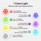 7-Color Facial Light Mask for Home Skincare – Rechargeable LED Beauty Device with 270 LEDs, One-Touch Control & Auto-Timer (White with Gold Trim)  | Other Colors Available in Store