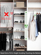 10-Pack Black Space-Saving Hanger Connectors—5-Slot Design for Vertical & Horizontal Use—Organize Shirts, Sweaters, Jackets—Compact Closet Organizer for Apartments, Dorms, Small Spaces (Black)