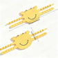 5-Pack Cute Crab-Shaped Silicone Door Lock Silencer, Adjustable Anti-Slam & Finger Guard for Bedroom & Nursery (Yellow)