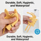 5-Pack Cute Crab-Shaped Silicone Door Lock Silencer, Adjustable Anti-Slam & Finger Guard for Bedroom & Nursery (Grey)