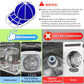 4-Pack Baseball Cap Washer Frame for Dishwasher & Washing Machine, Anti-Deformation Hat Protector Cage for Adult & Kids Caps (White)