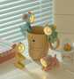 Bendable Animal Night Light 3-Pack – Mini LED Desk Lamp with Warm White Glow | Choose Your Color | Posable Joints for Kids, Students, Bedside & Gifts（brown）| Please choose 3 items to complete your purchase