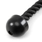 Heavy-Duty Dual-Handle Triceps Rope for Cable Machine – Braided Nylon Fitness Attachment with Rubber Ends (Black)