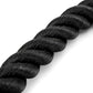 Heavy-Duty Dual-Handle Triceps Rope for Cable Machine – Braided Nylon Fitness Attachment with Rubber Ends (Black)