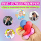24 PCS Slow Rising Stress Cubes for Office & Classroom – Soft TPR Sensory Fidget Toys to Relieve Anxiety (Multicolor)