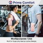 Universal Running Phone Arm Band – Waterproof, Dual Pocket, Adjustable Strap, Breathable Mesh, Fits Phones Up to 6.7 Inches, Crossbody & Waist Clip (Pink)