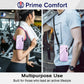Universal Running Phone Arm Band – Waterproof, Dual Pocket, Adjustable Strap, Breathable Mesh, Fits Phones Up to 6.7 Inches, Crossbody & Waist Clip (Purple)